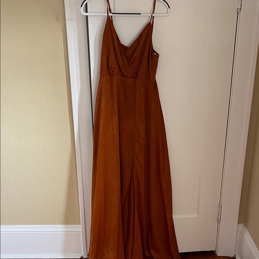 Lulu's Terracotta Maxi Dress